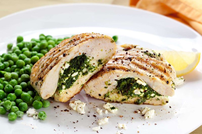 Apple and Spinach Stuffed Chicken Breast
