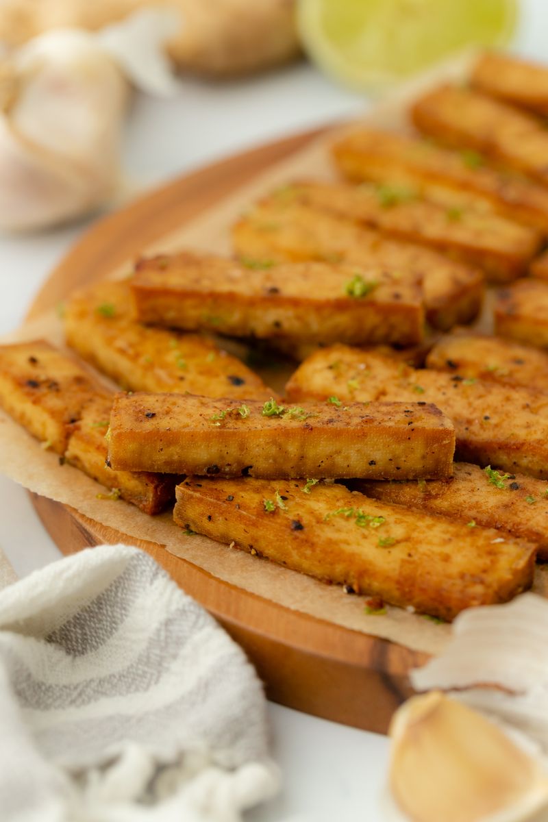 Apple and Ginger Stir-Fry with Tofu