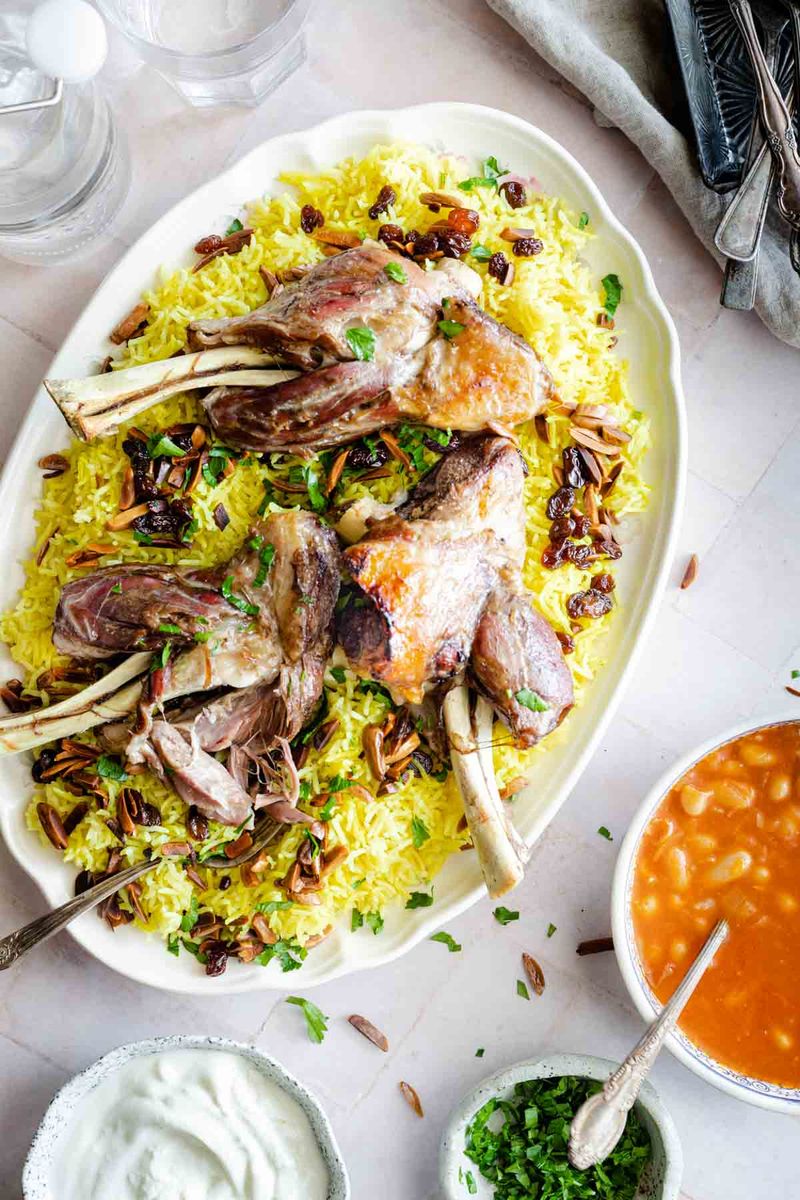 Iraqi Quzi with Yoghurt - Iraq