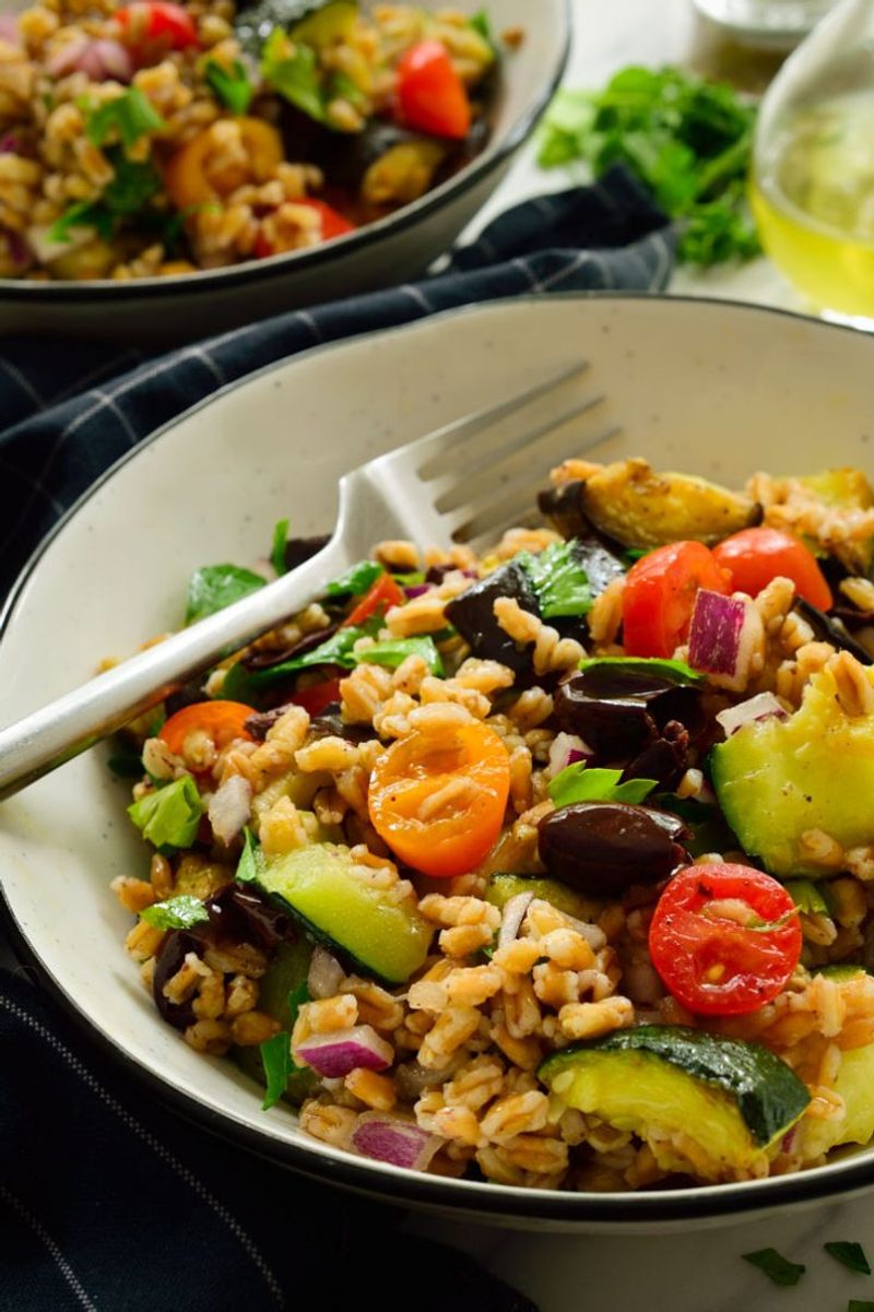 Mediterranean Farro Salad