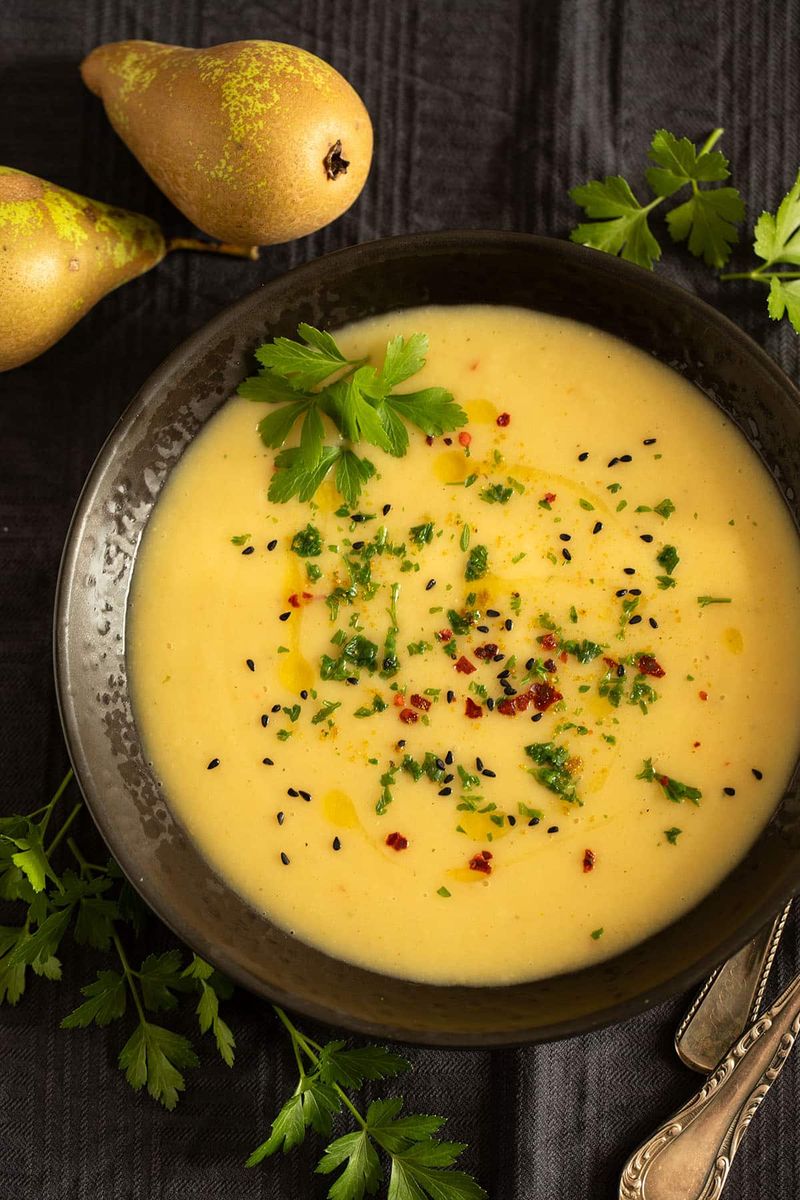 Parsnip and Pear Soup