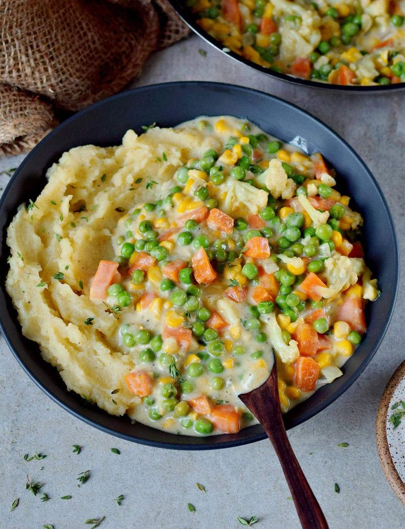 Cooked Green Peas