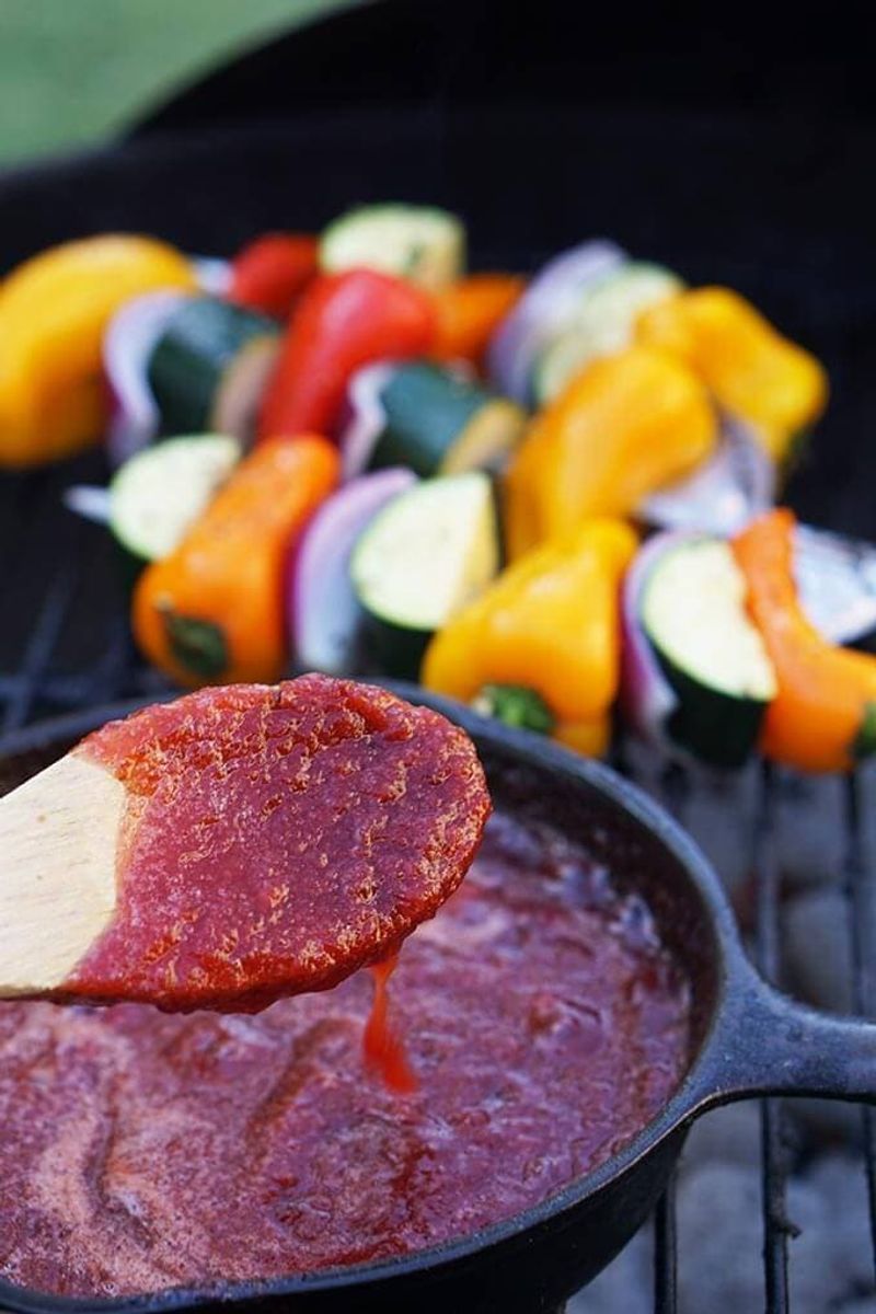 Simmer a Fruity Barbecue Sauce