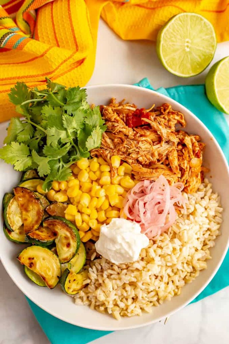 Rotisserie Chicken Rice Bowls