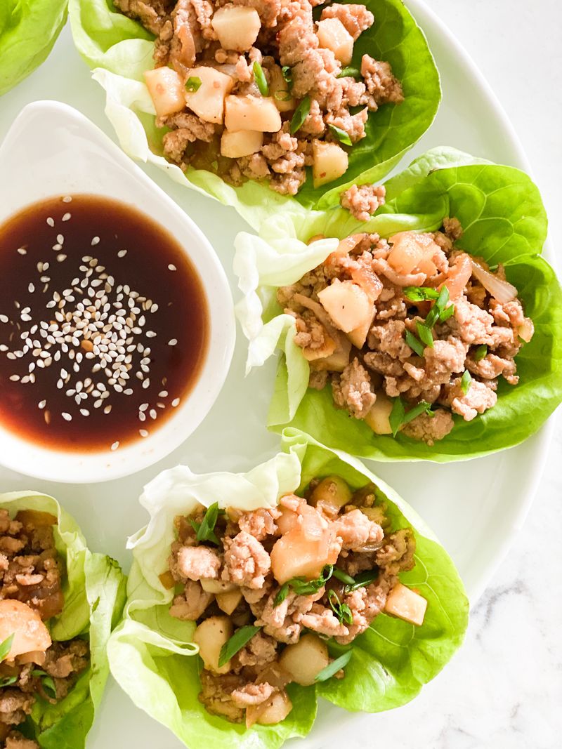 Asian-Style Chicken Lettuce Cups