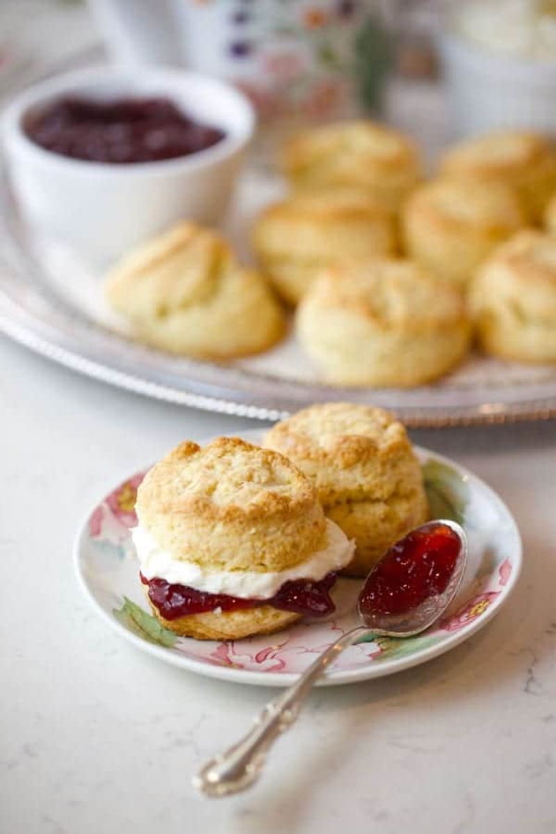 Scones with Jam and Cream