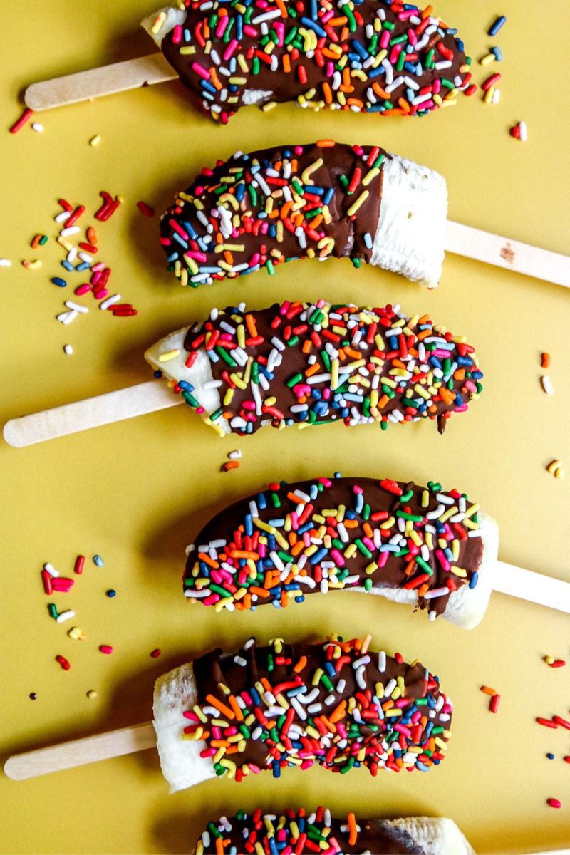 Frozen Banana Pops