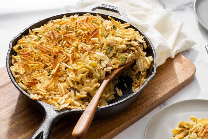 Tuna Casserole with Egg Noodles