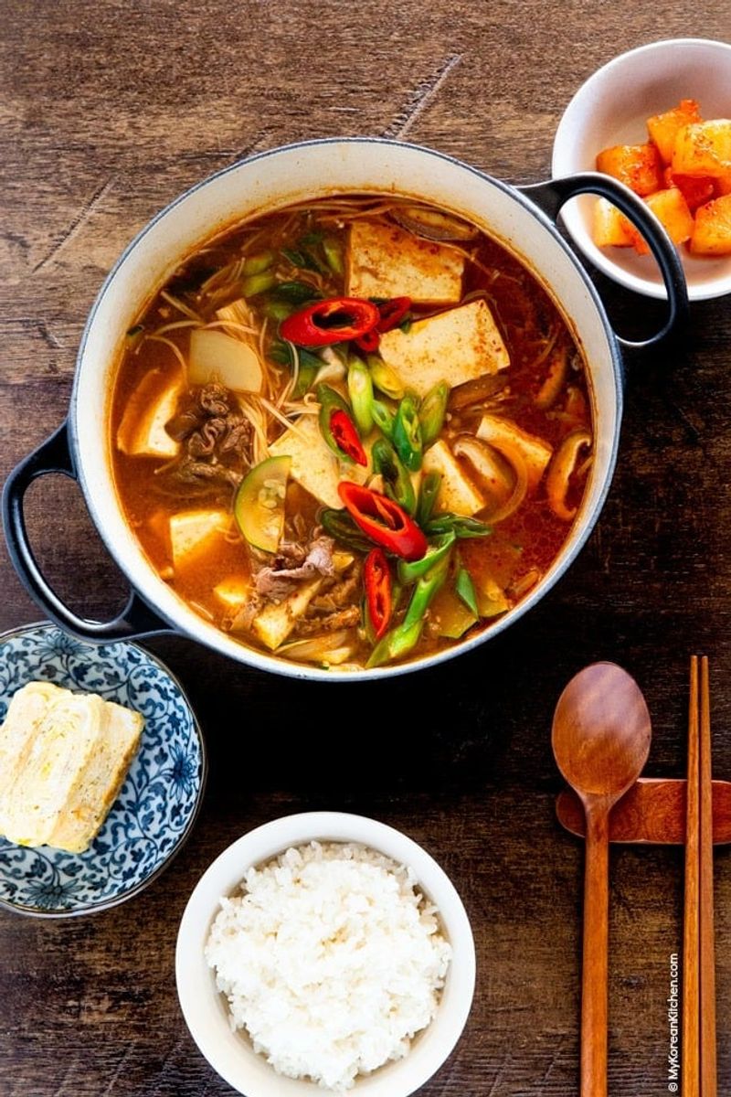 Korean Doenjang Jjigae (Soybean Paste Stew)