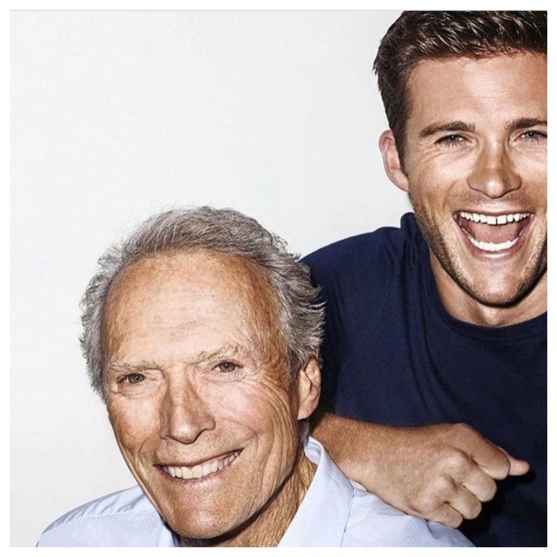 Clint Eastwood and Scott Eastwood