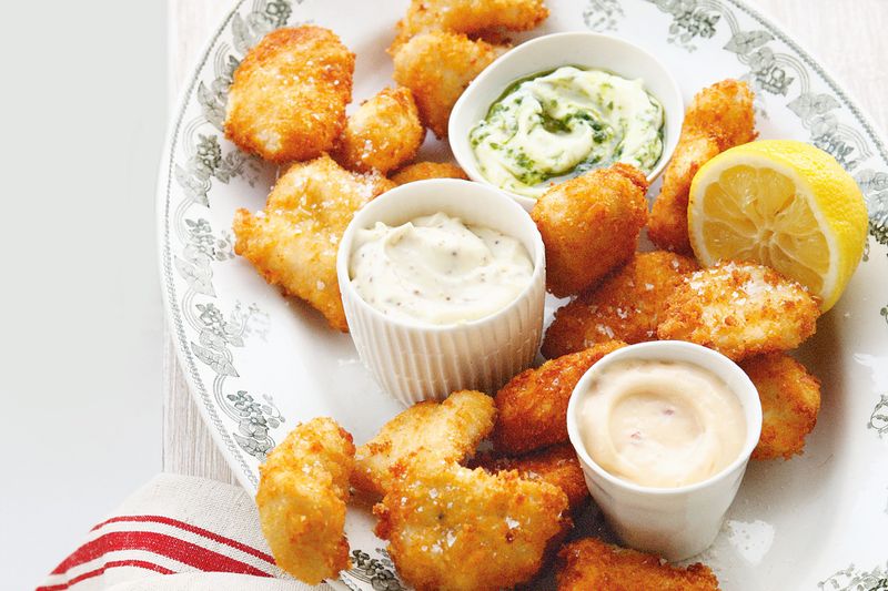 Chicken Nuggets with Dipping Sauces
