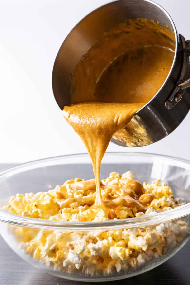 Hot Sauce and Butter Popcorn Dinner