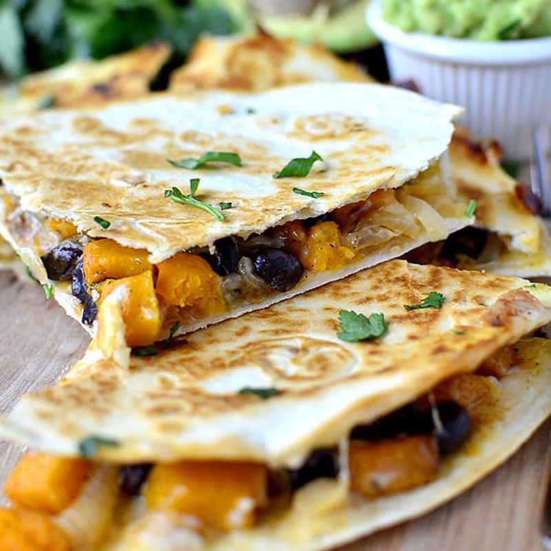 Butternut Squash Quesadillas