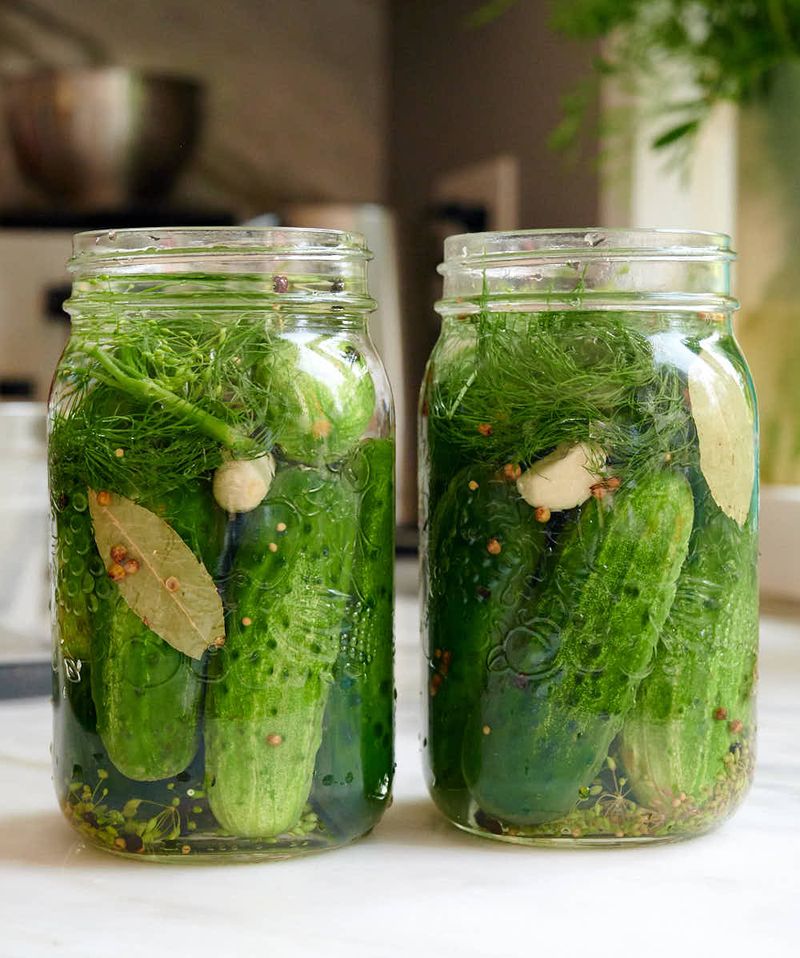 Cucumbers Become Dill Pickles