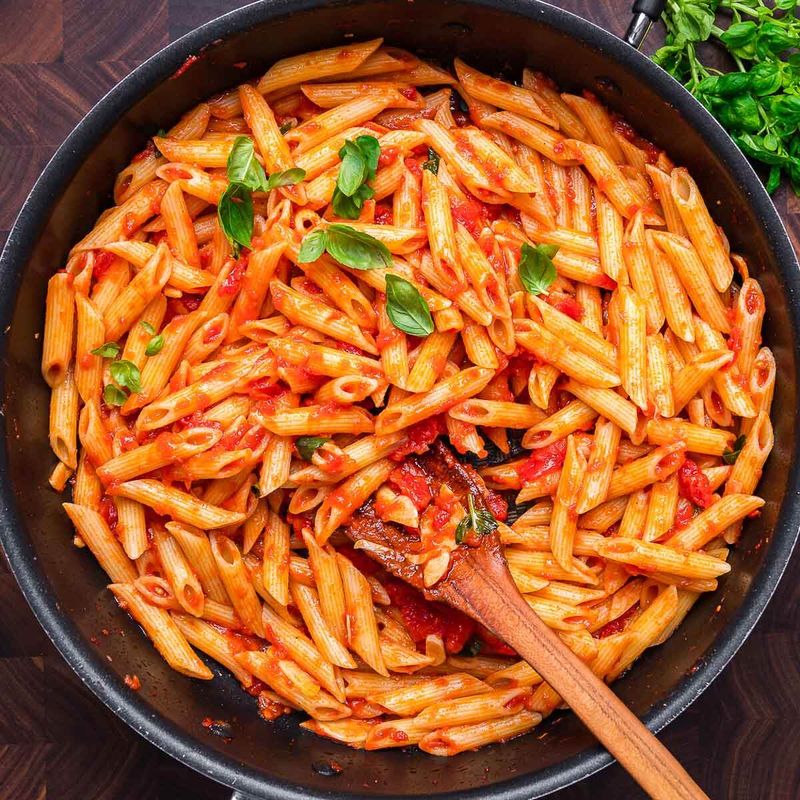 Pasta with Jarred Sauce