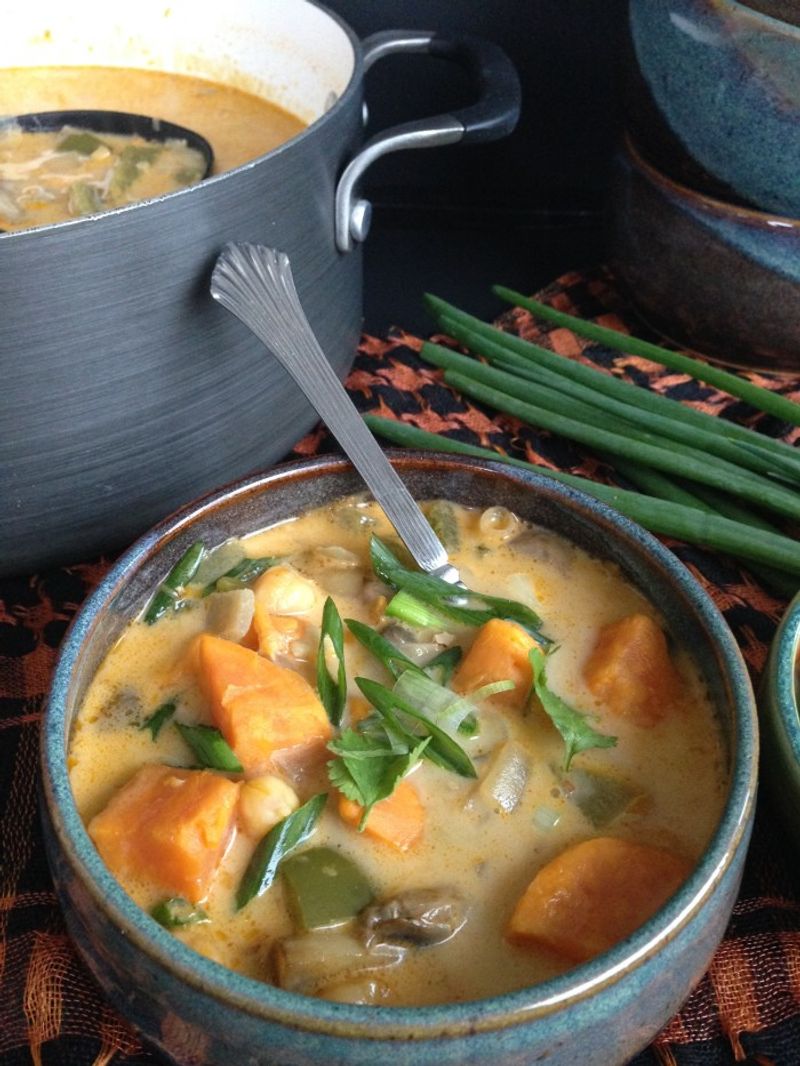 Sweet Potato and Coconut Milk Soup
