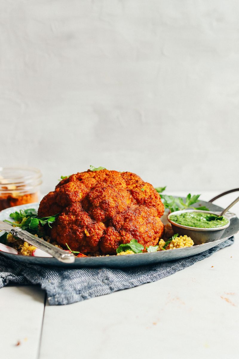 Whole Roasted Cauliflower