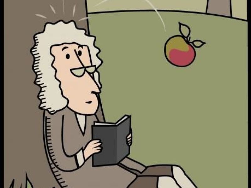 Sir Isaac Newton Discovered Gravity When an Apple Hit His Head