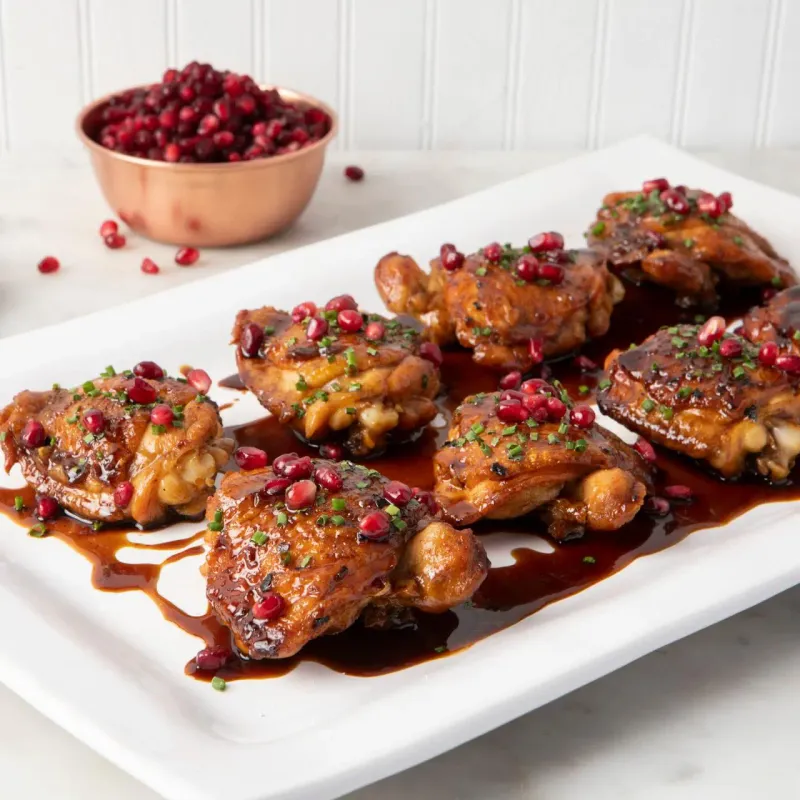 Pomegranate Molasses Glazed Chicken