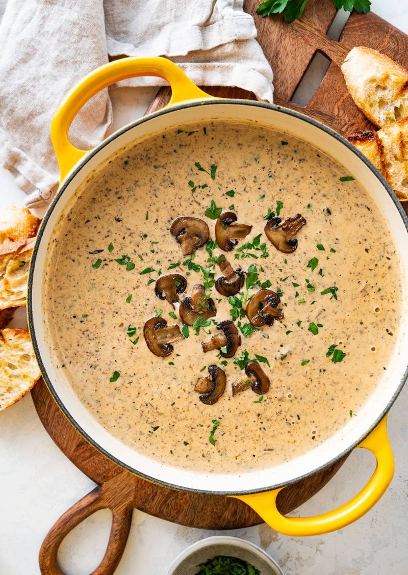 Mushroom and Thyme Soup