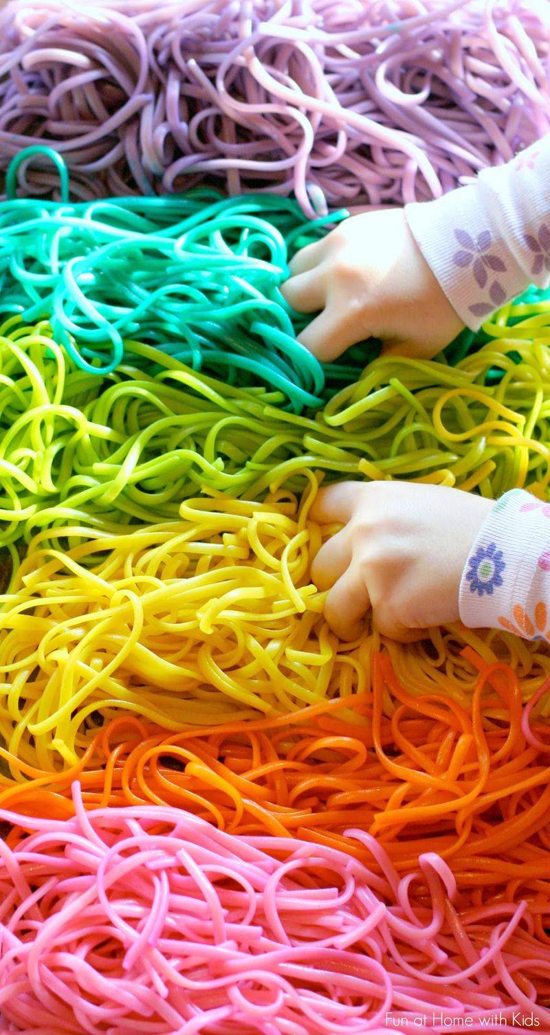 Spaghetti Sensory Play