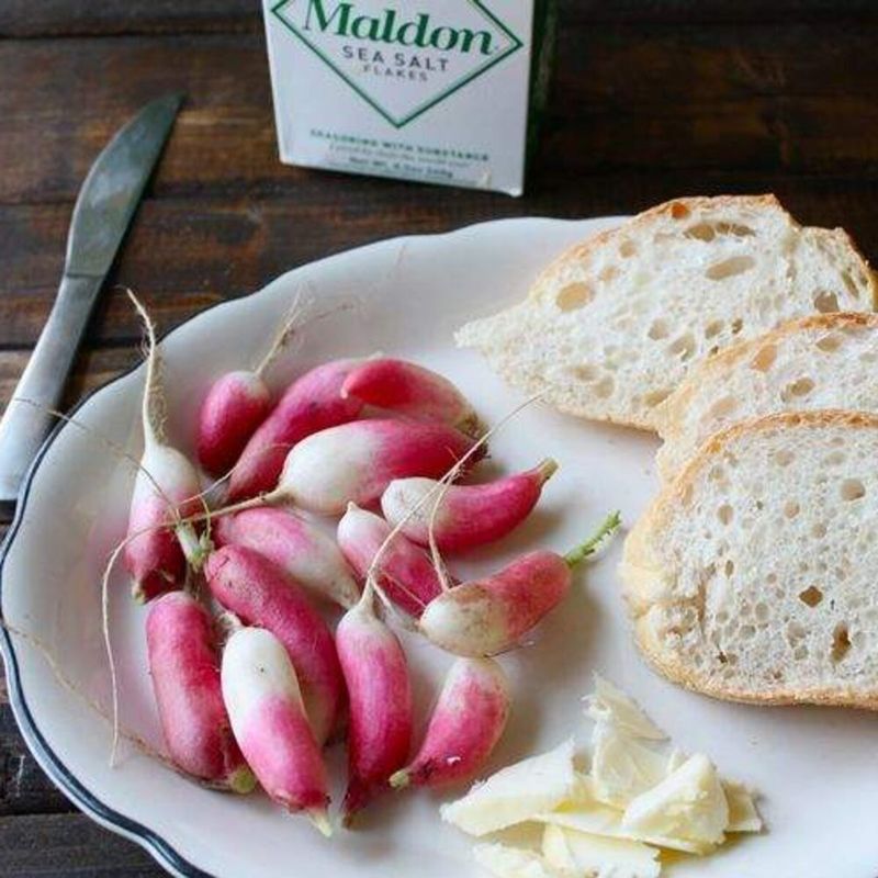 Radishes with Cultured Butter