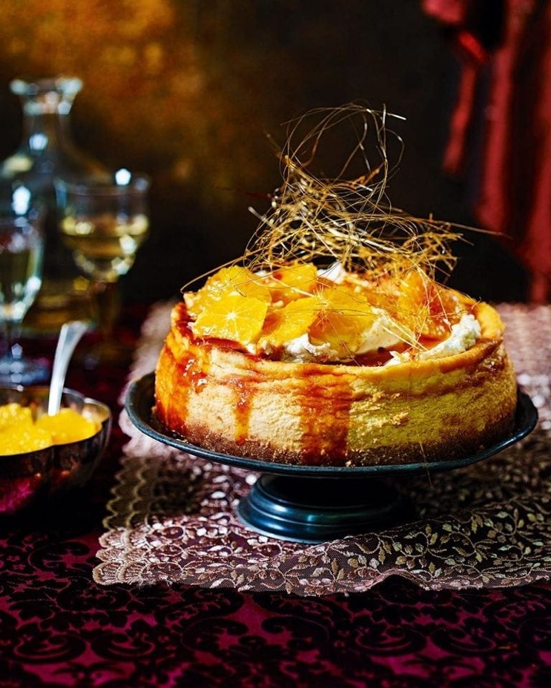 Caramel Spun Sugar Tart