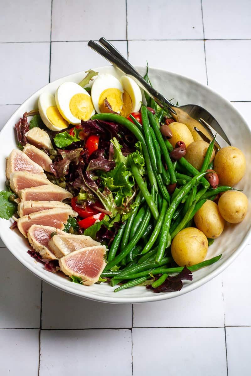 Nicoise Salad with Fresh Tuna