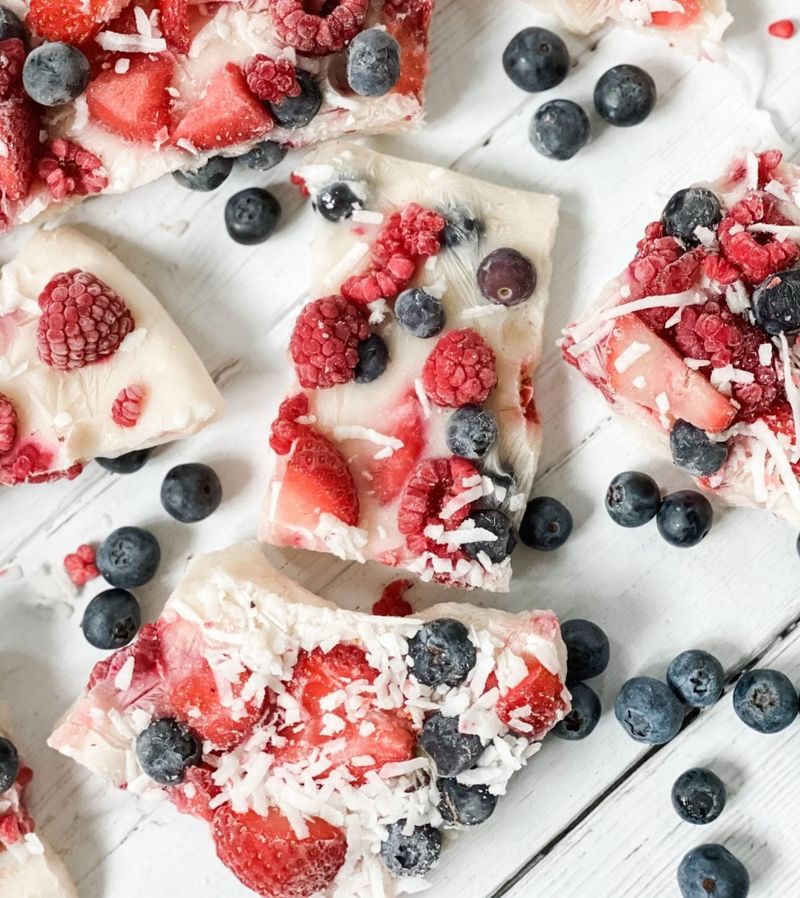 Frozen Yogurt Bark Pieces