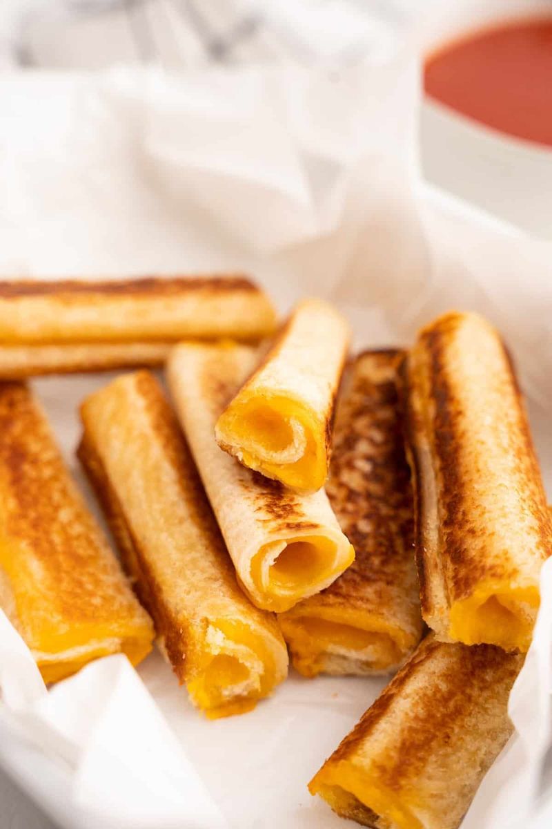 Mini Grilled Cheese Squares