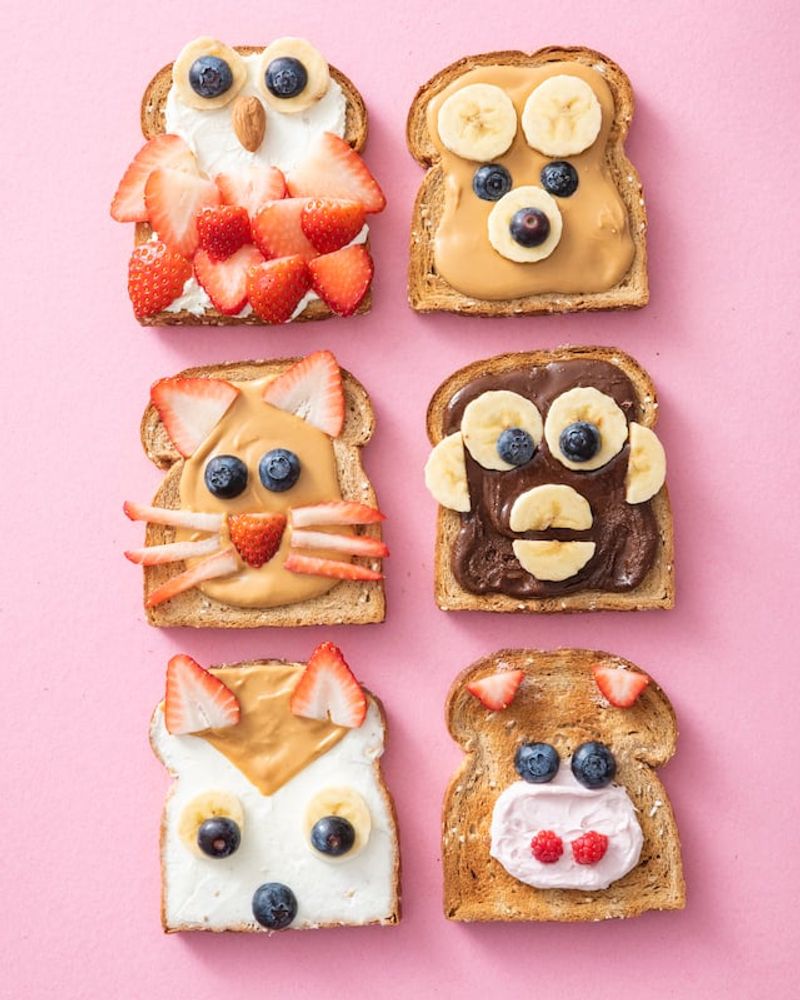 Animal-Shaped Sandwiches