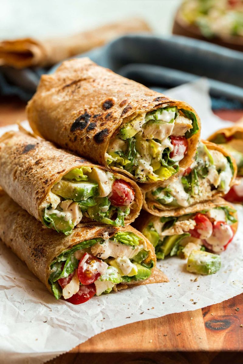 Chicken and Avocado Wraps