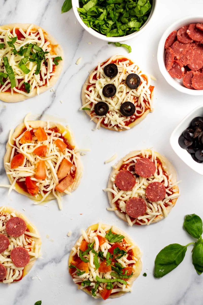 Mini Homemade Pizzas