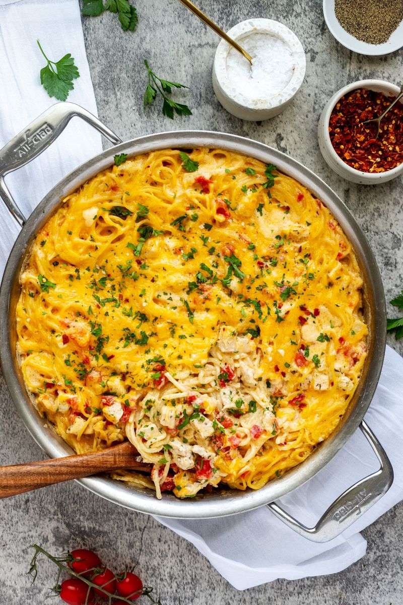 Creamy Chicken Spaghetti