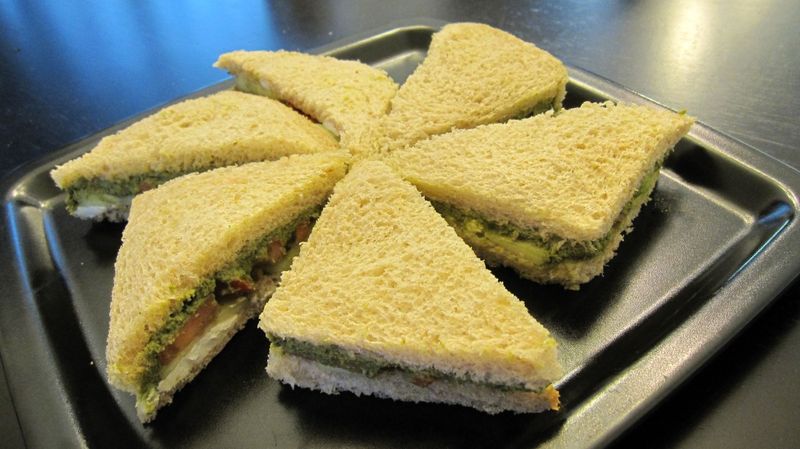 Cilantro Chutney Sandwich