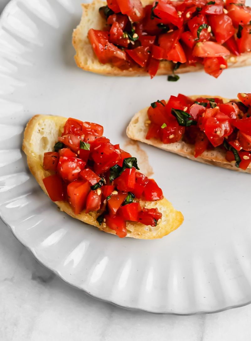 Homemade Tomato Bruschetta