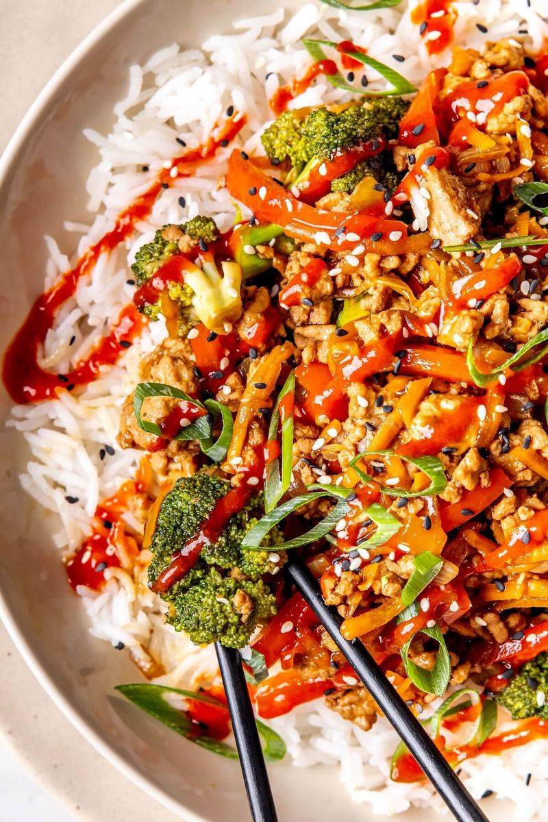 Turkey and Veggie Stir-Fry