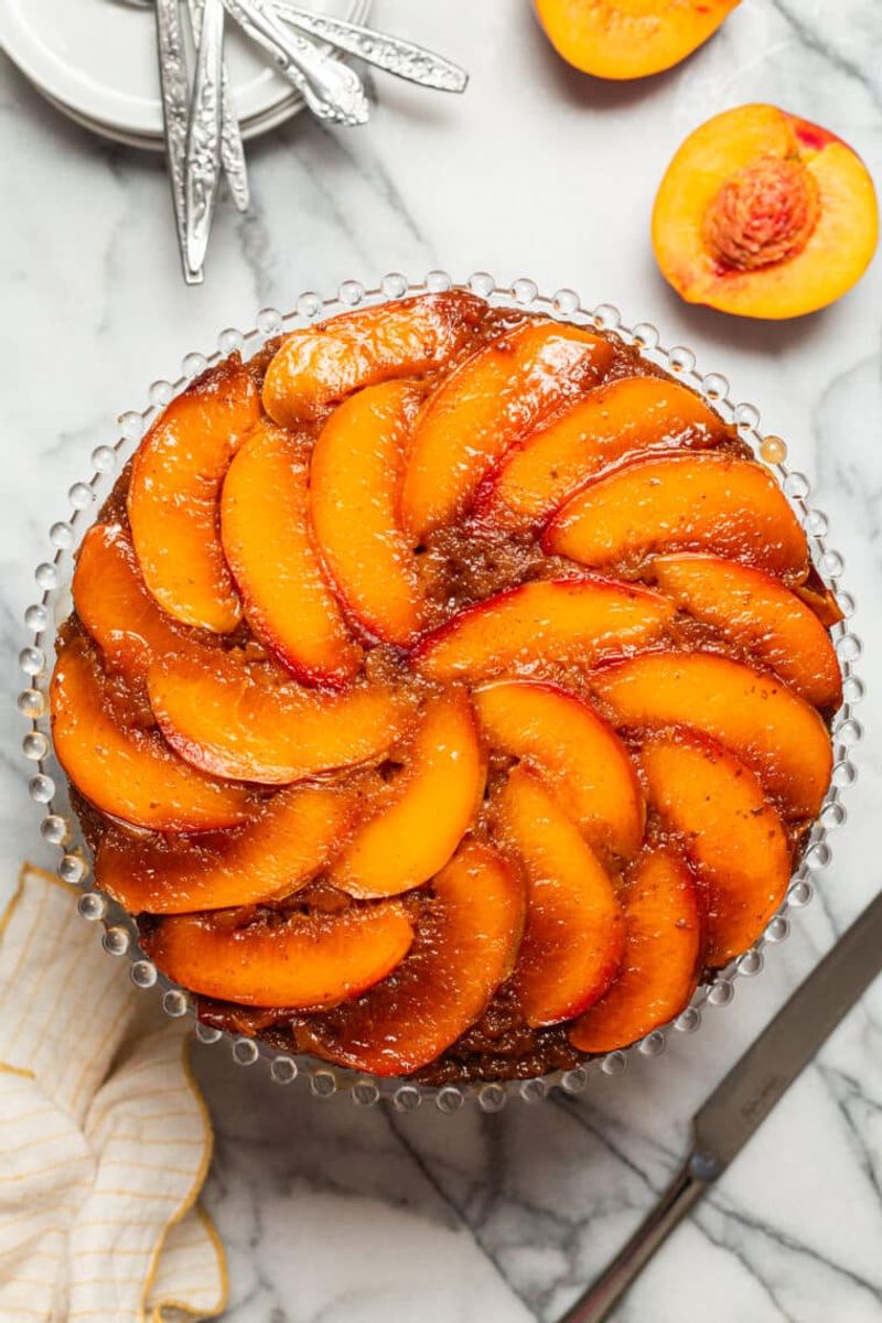 Nectarine Upside-Down Cake