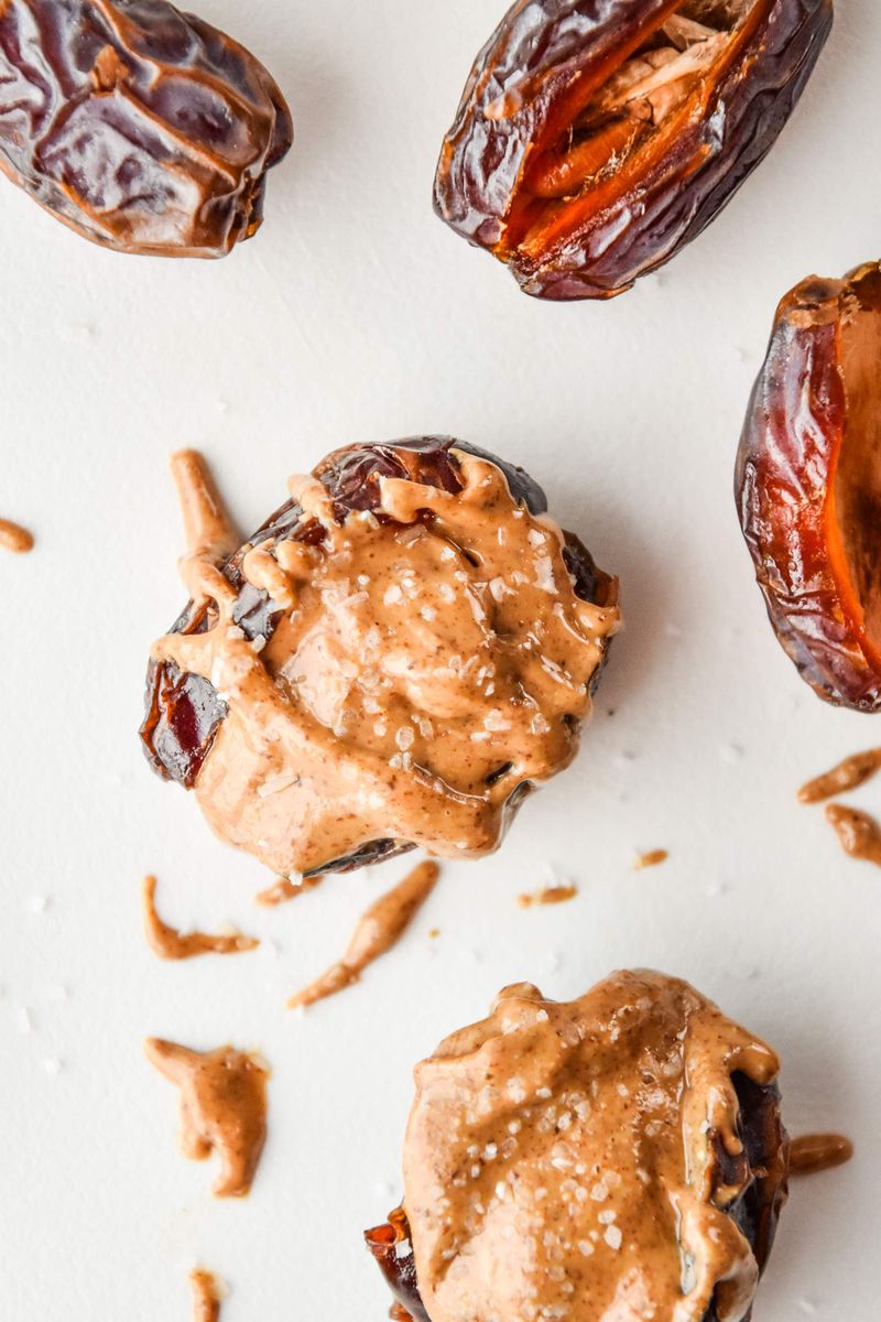 Almond Butter Stuffed Dates