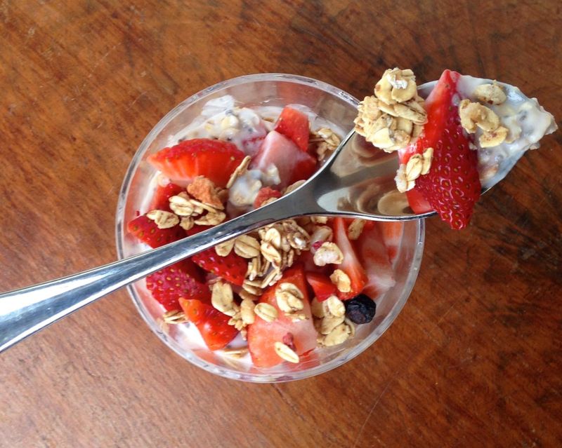 Kefir Strawberry Crunch Bowl