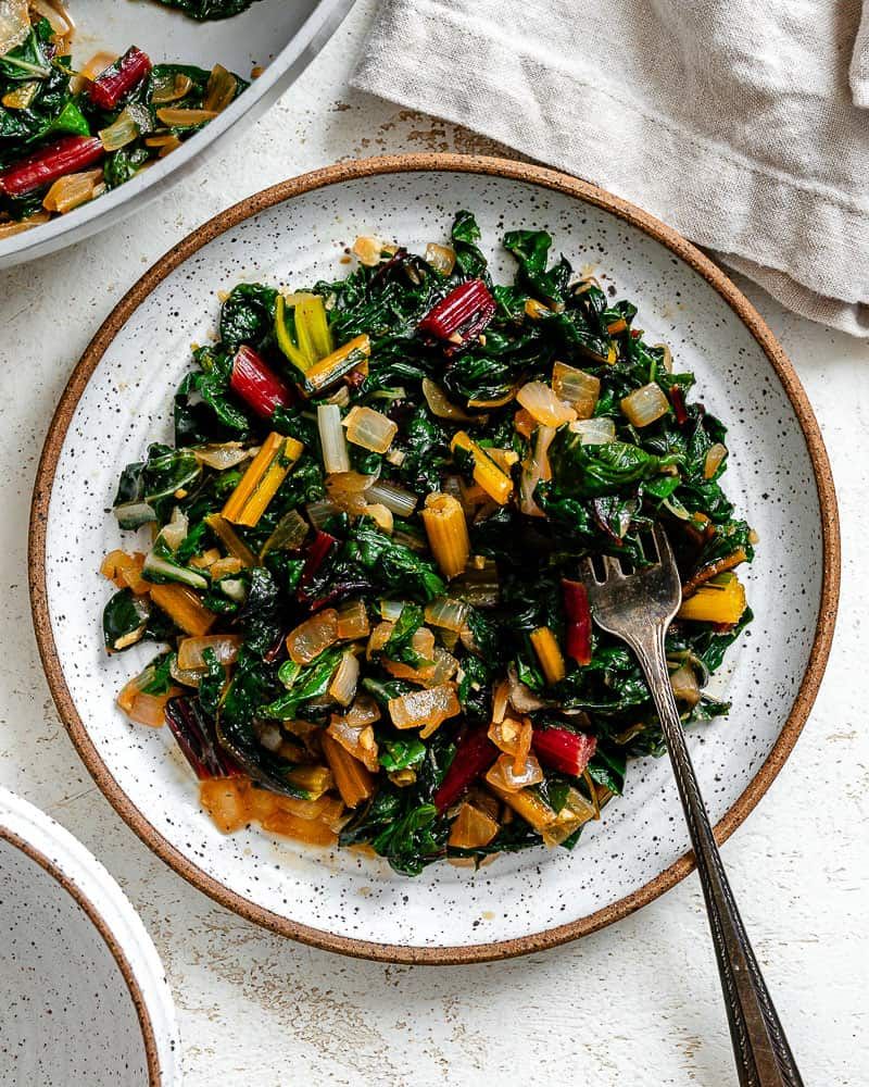 Cooked Swiss Chard