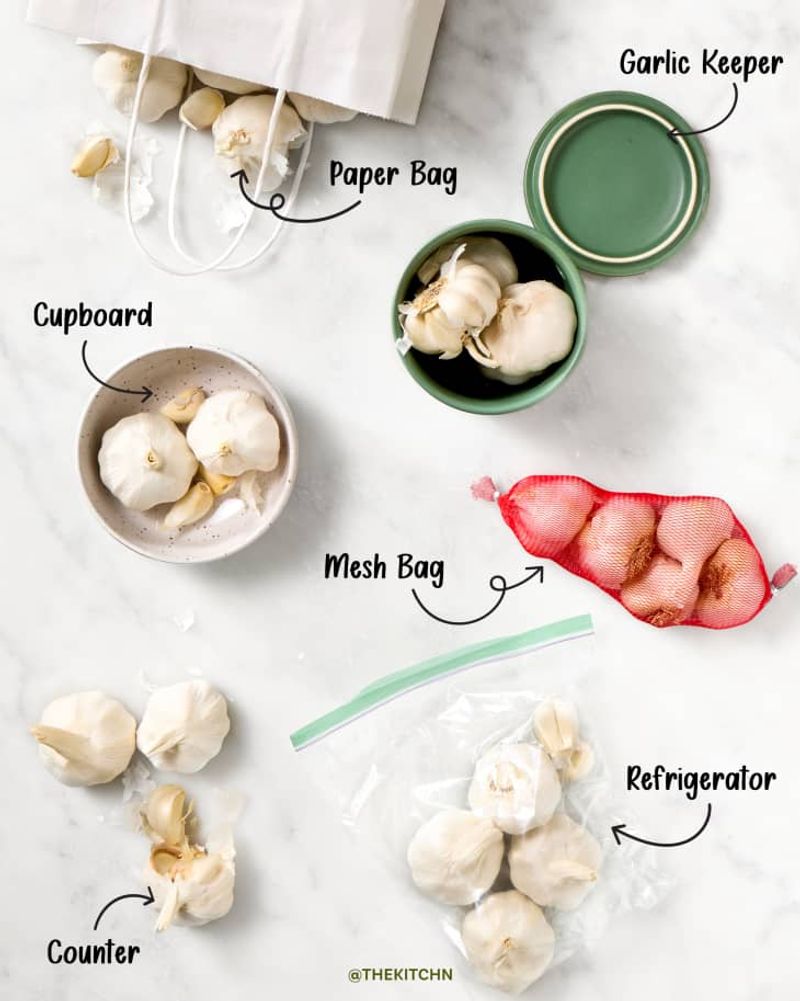 Storing Garlic in the Refrigerator