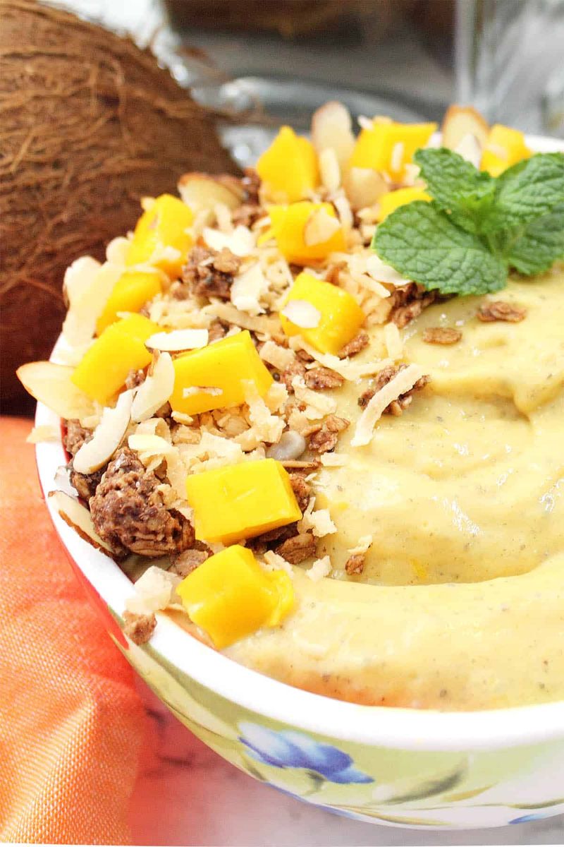 Coconut Yogurt Mango Granola Bowl