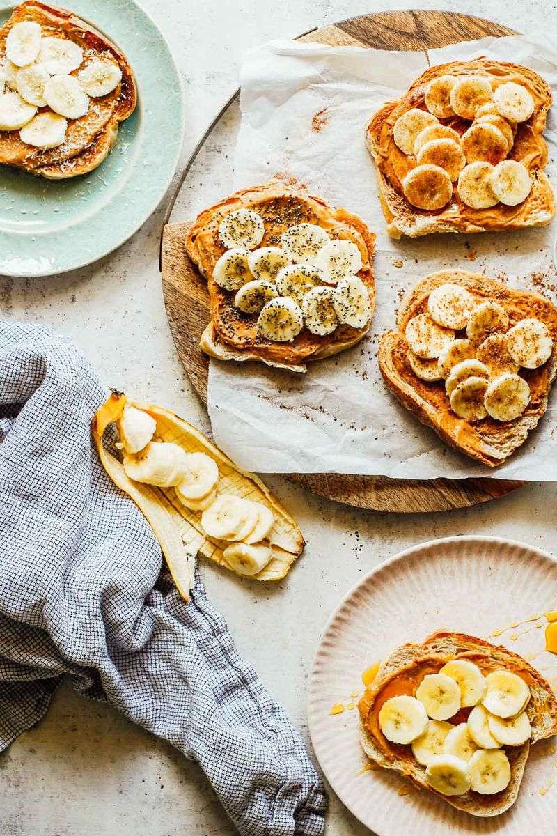 Nut Butter and Banana with Cinnamon