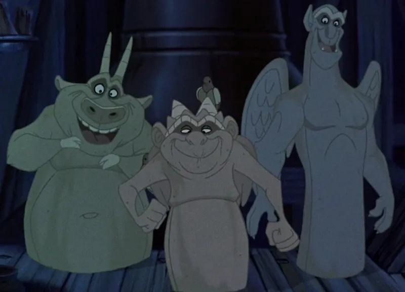The Gargoyles - Victor, Hugo, and Laverne (Hunchback of Notre Dame)