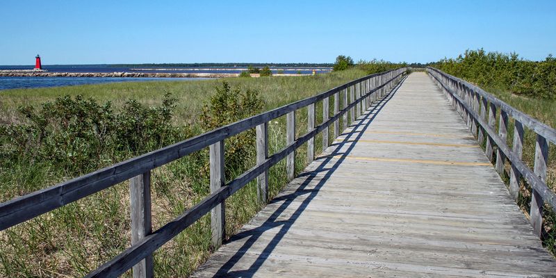 Manistique Boardwalk and River Walk