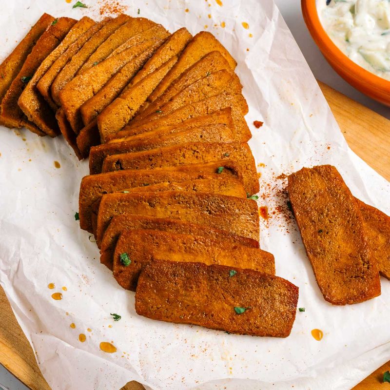 Shaved and Baked Tofu
