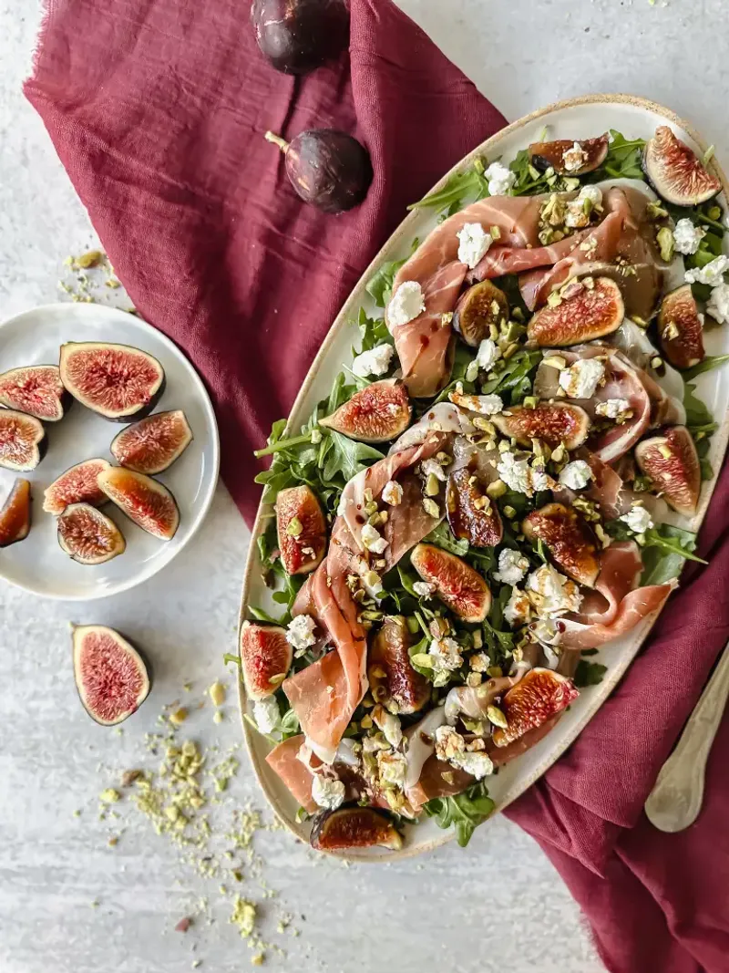 Fig Prosciutto and Walnut Salad
