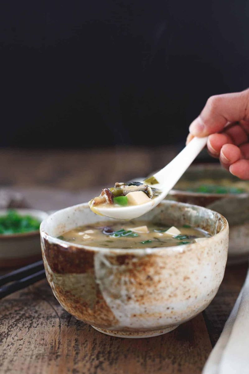 Miso Soup with Tofu and Wakame