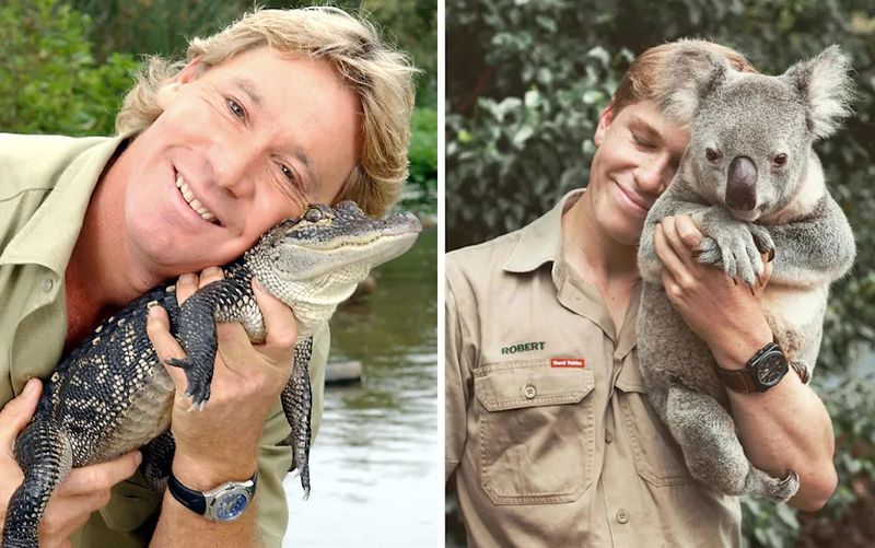 Robert Irwin and Steve Irwin